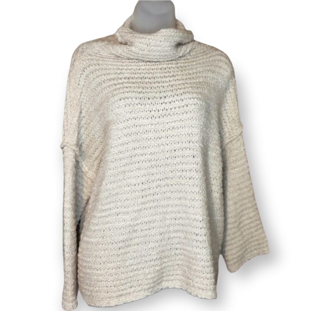 Aerie Cream Oversized Sweater sz Small